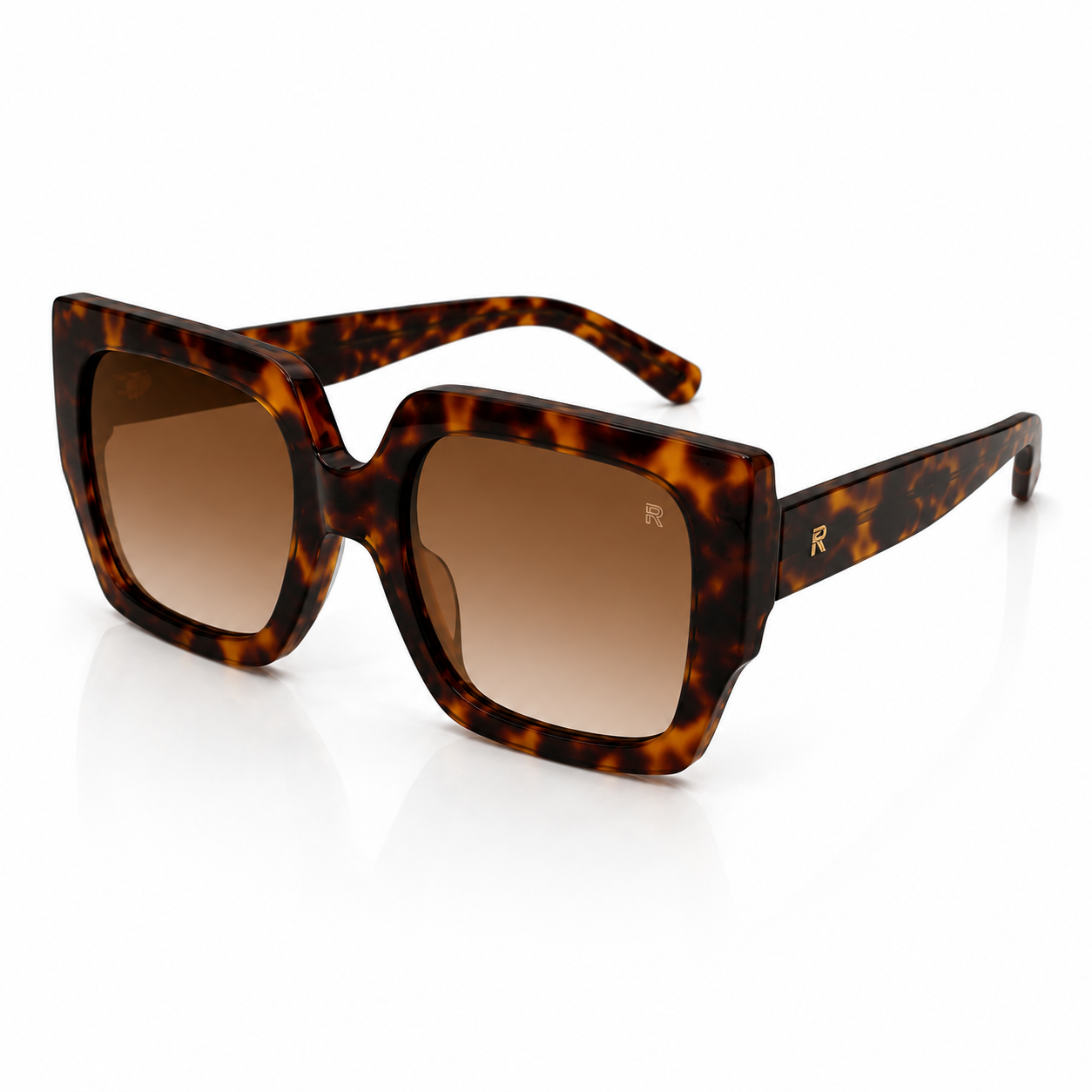 Raffida Natasha Eyewear In Tortoise Brown