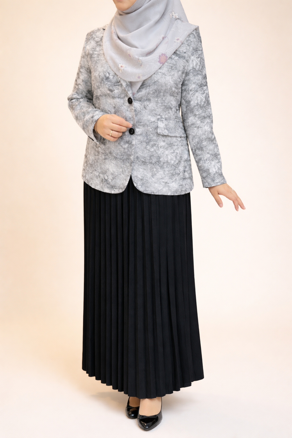 Raffida Aurora Velvet Skirt In Black