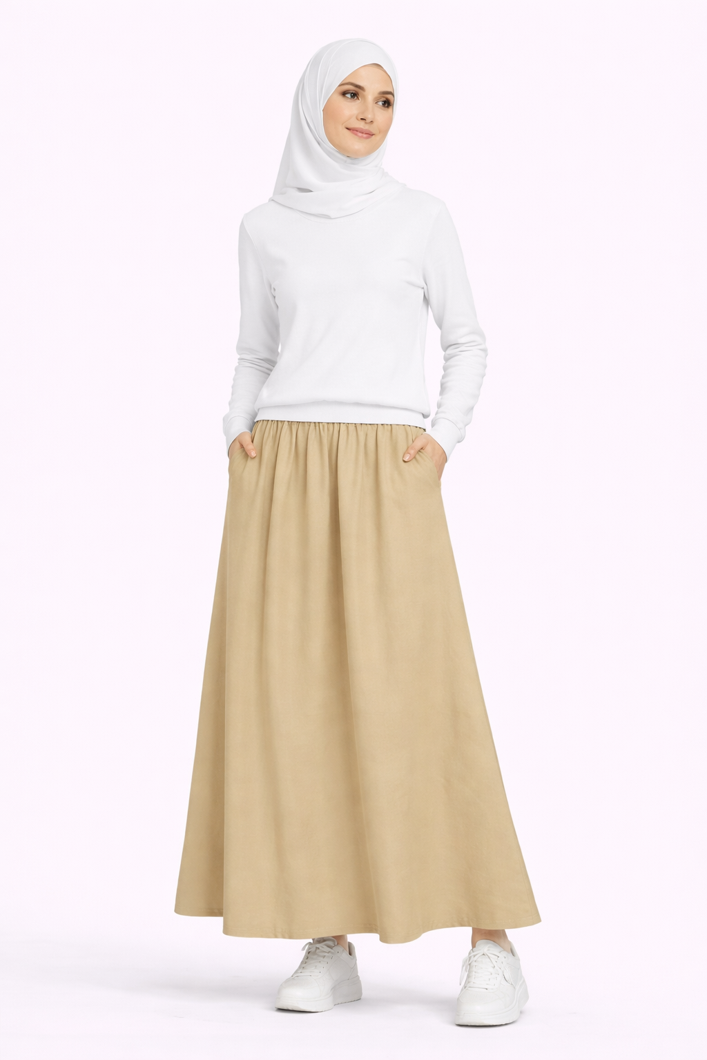 Raffida Serena BriskWalk Skirt In Butter Lime
