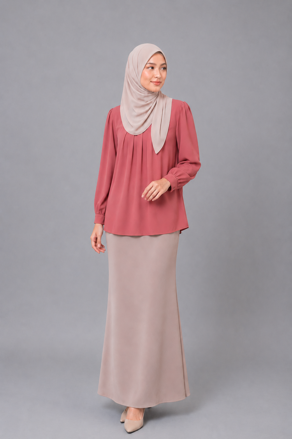 Raffida Christina In Dusty Pink
