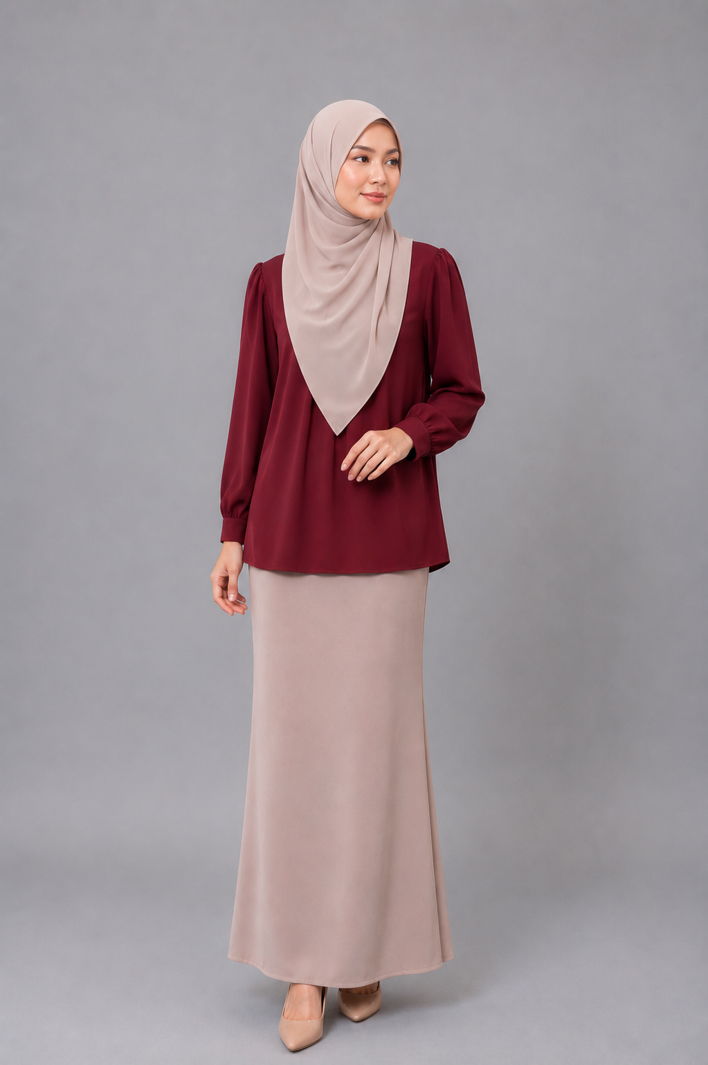 Raffida Christina In Maroon
