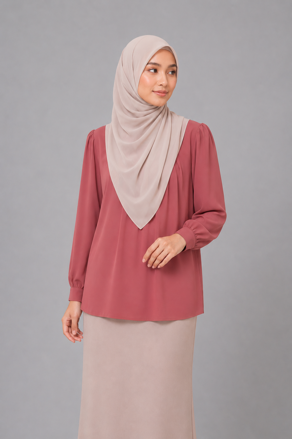 Raffida Christina In Dusty Pink