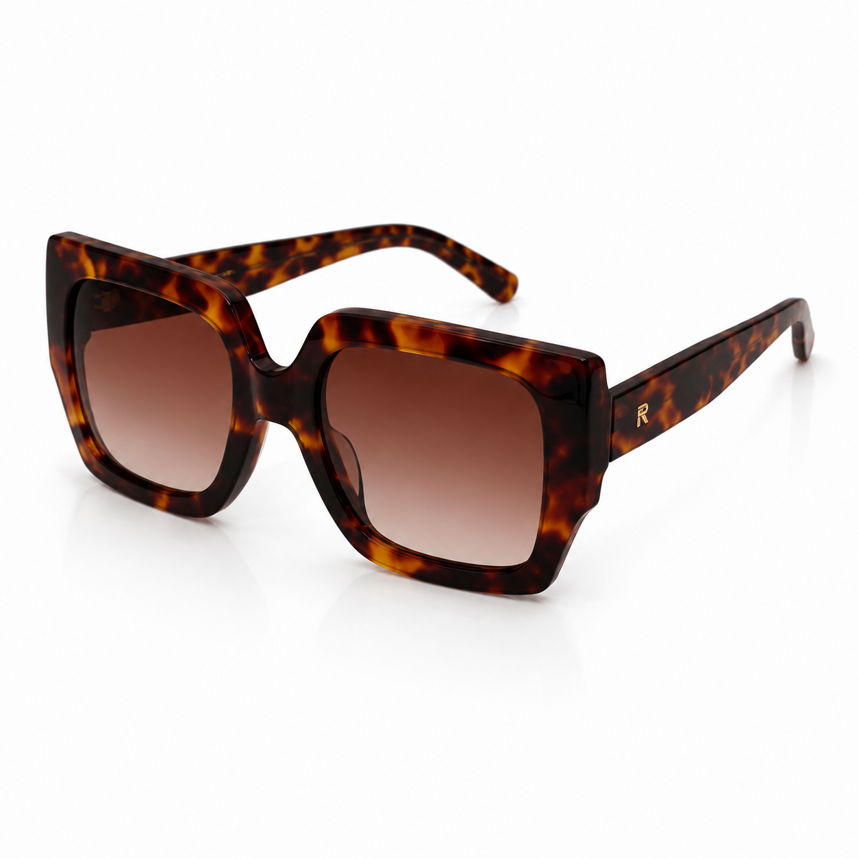 Raffida Natasha Eyewear In Tortoise Brown