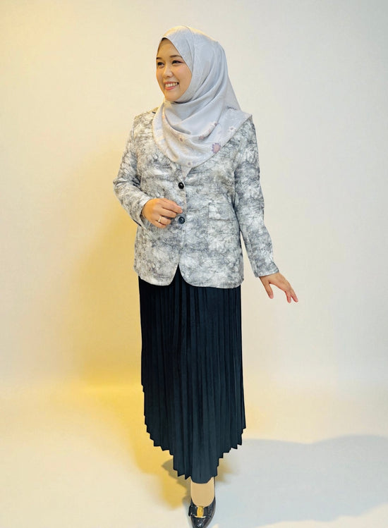 Raffida Aurora Velvet Skirt In Black