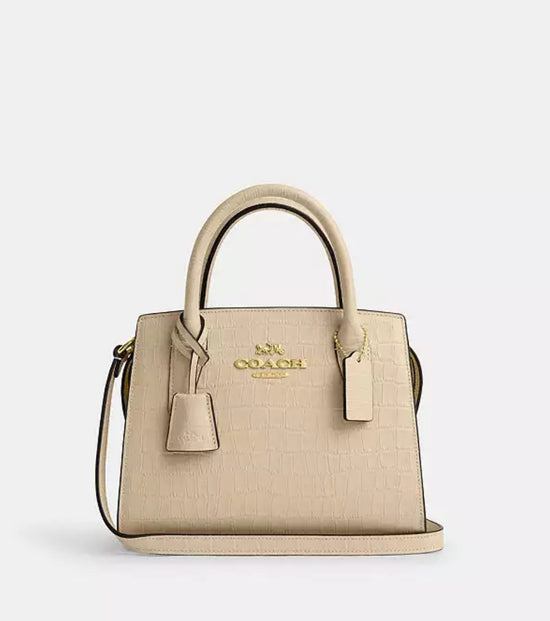 Coach Andrea Carryall Croc Embossed In Ivory (Pre-Order)