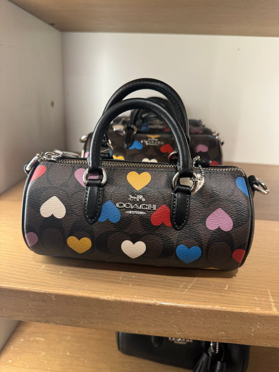 Coach Lacey Crossbody With Hearts In Signature Brown Black (Pre-Order)