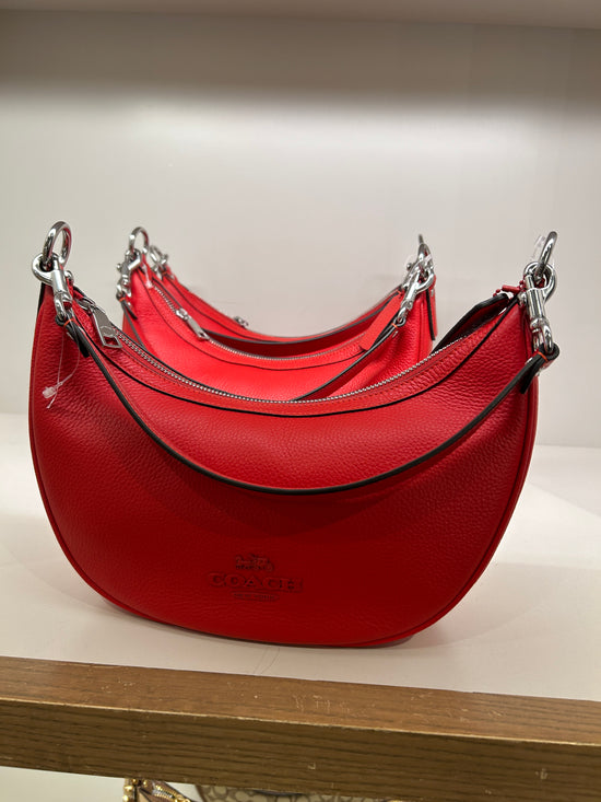 Load image into Gallery viewer, Coach Aria Shoulder Bag In Bright Poppy (Pre-Order)
