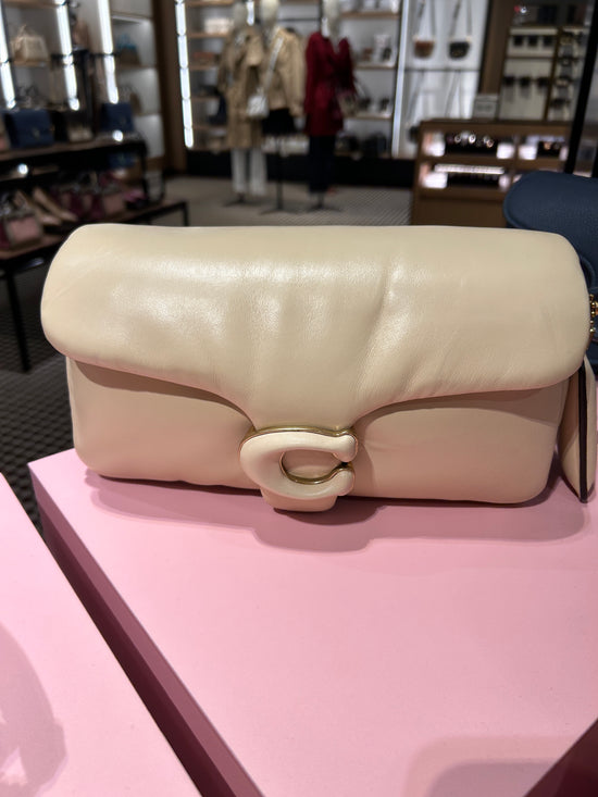 SAS YES SPECIAL ITEM (PRE-ORDER) Coach Pillow Tabby Shoulder Bag 26 In Ivory (Pre-Order)