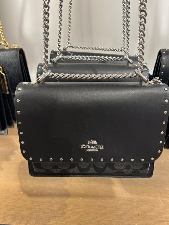 Load image into Gallery viewer, Coach Klare Crossbody In Signature Smoke With Rivets (Pre-Order)
