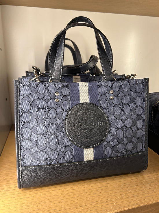 Coach Dempsey Carryall In Signature Jacquard Midnight Navy Multi (Pre-order)