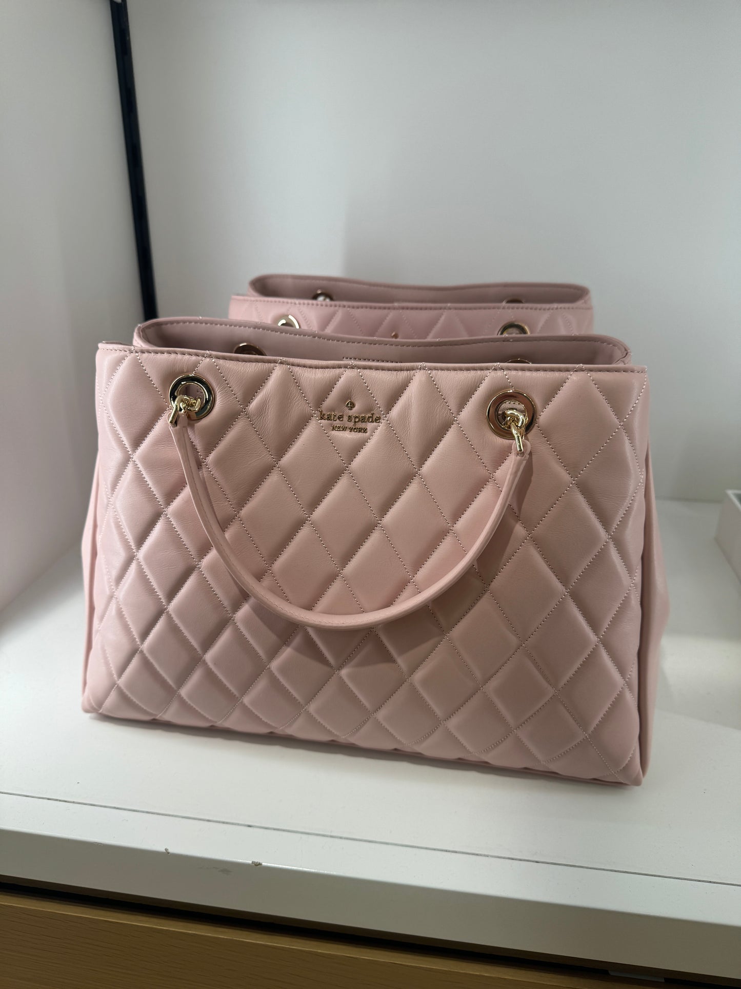 Kate Spade Carey Quilted Tote In Rose Smoke (Pre-Order)