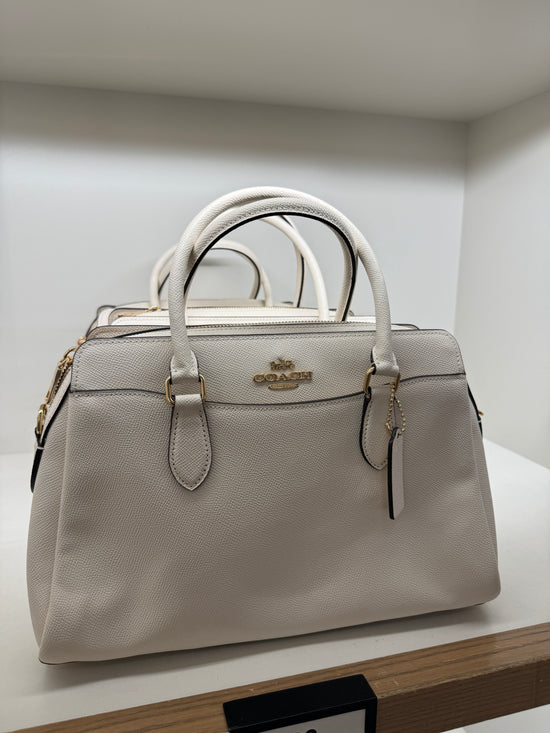Coach Darcie Carryall With Signature Detail In Chalk (Pre-Order)
