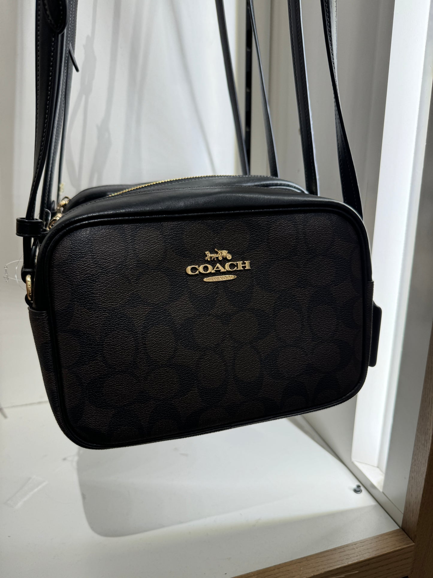 Coach Jamie Camera Bag In Signature Brown Black (Pre-Order)