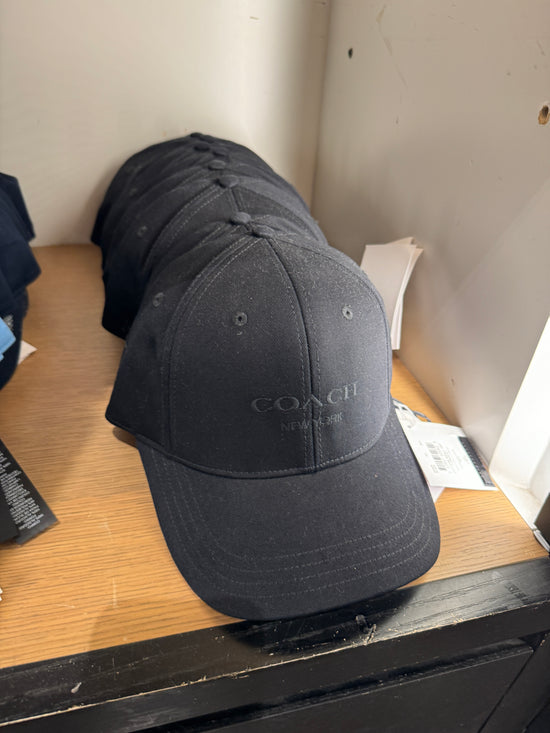 Coach Embroidered Baseball Hat In Black (Pre-Order)