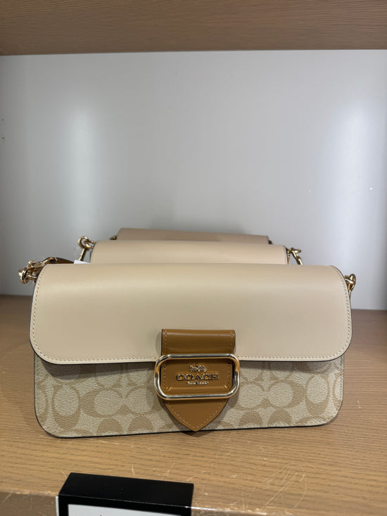 Coach Morgan Shoulder Bag In Signature Khaki Colorbloack (Pre-Order)