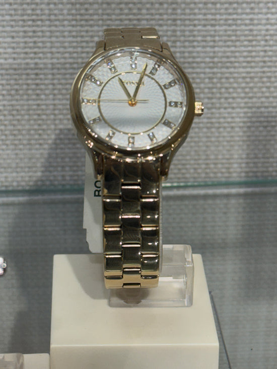 Fossil Women Modern Sophisticate Three-Hand Gold-Tone Stainless Steel Watch Bq3916 (Pre-Order)