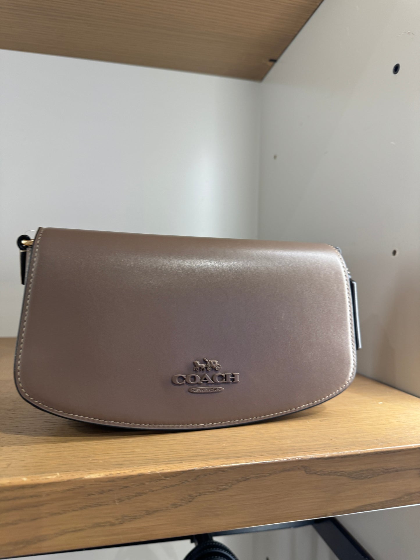 Coach Andrea Shoulder Bag In Dark Stone (Pre-Order)