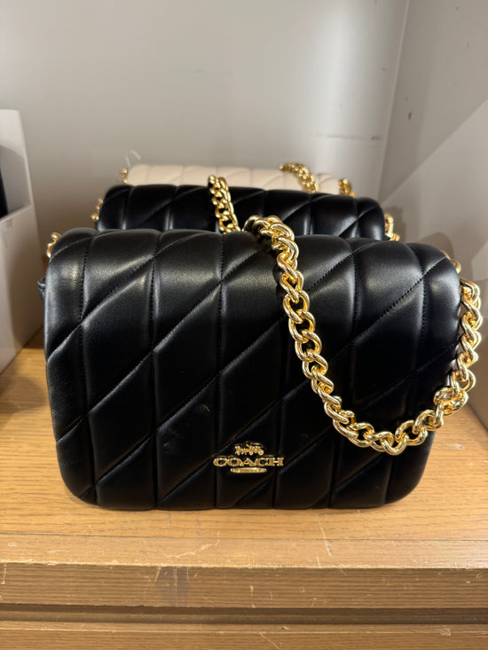 Coach Quinn Bag With Quilting In Black (Pre-order)