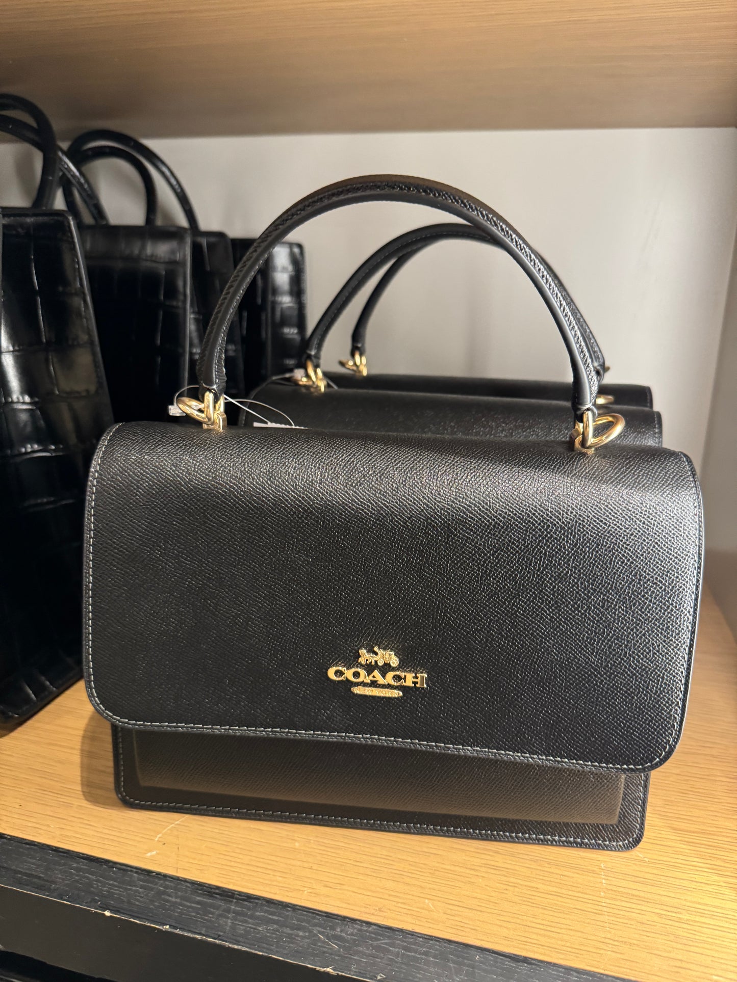 Coach Klare Top Handle Bag In Black (Pre-order)