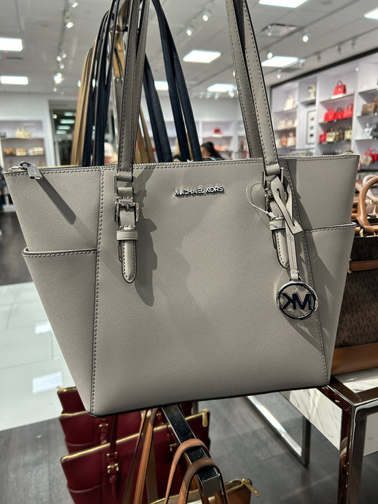 Load image into Gallery viewer, Michael Kors Charlotte Large Tote In Pearl Grey (Pre-Order)

