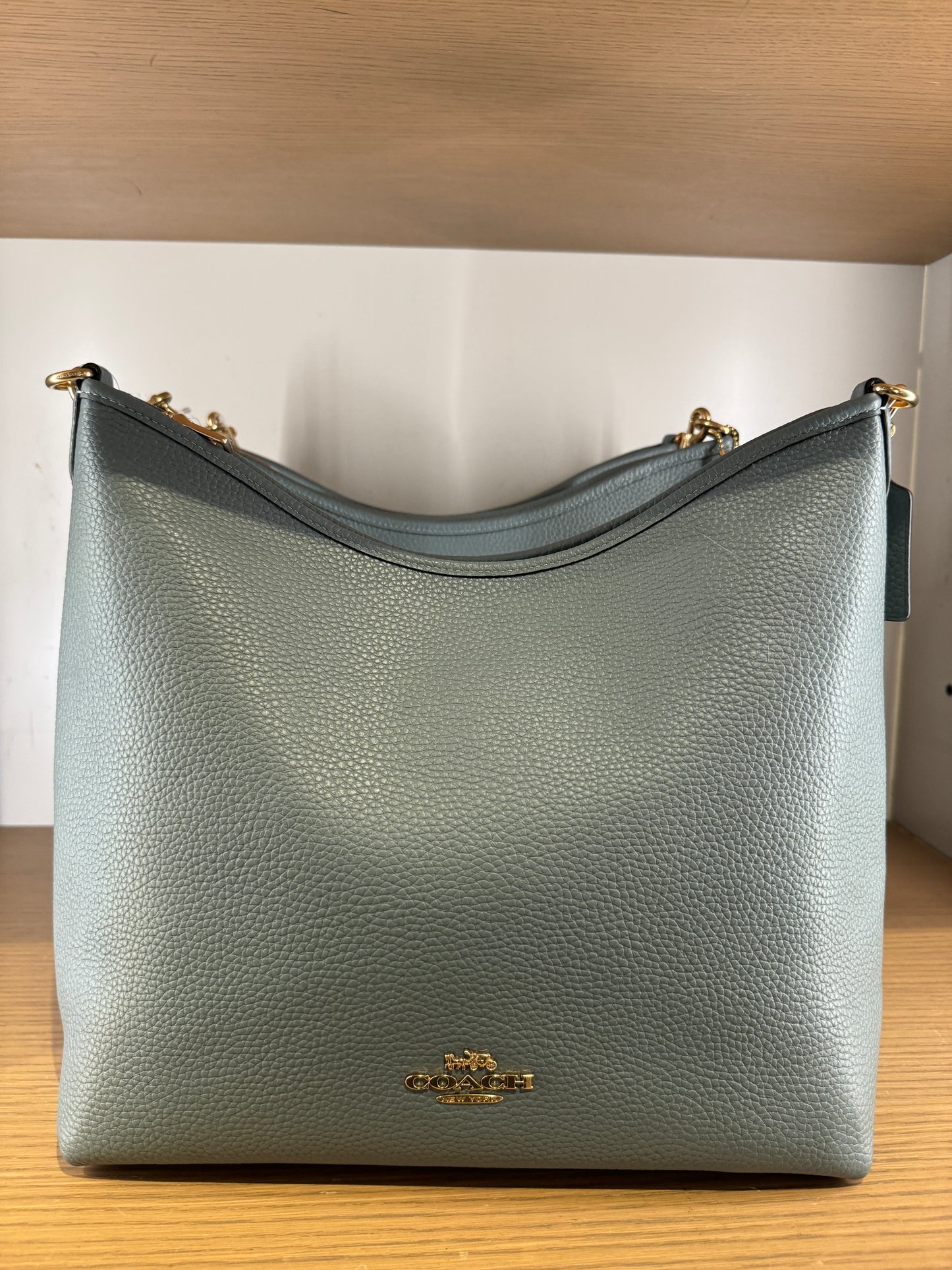 Coach Laurel Large Shoulder Bag In Gold Sage (Pre-Order)