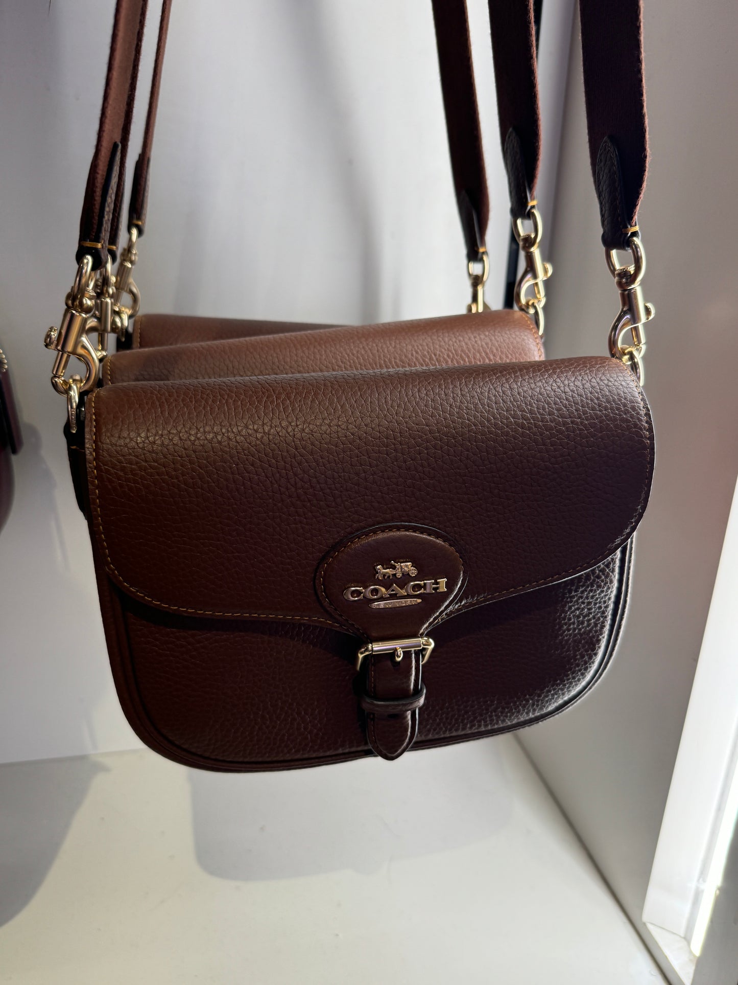 Coach Amelia Saddle Bag In Brown (Pre-order)