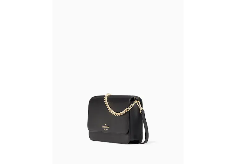Load image into Gallery viewer, Kate Spade Madison Flap Convertible Crossbody In Black
