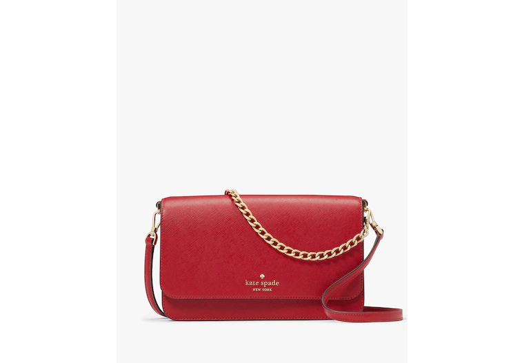 Kate Spade Madison Flap Convertible Crossbody In Candied Cherry (Pre-Order)
