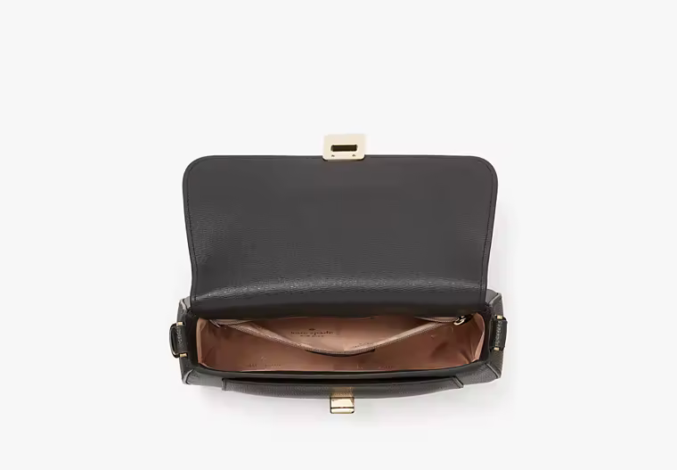 Kate Spade Phoebe Flap Crossbody In Black