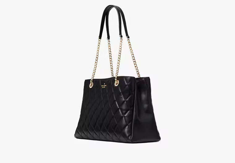 Kate Spade Carey Quilted Tote In Black (Pre-Order)