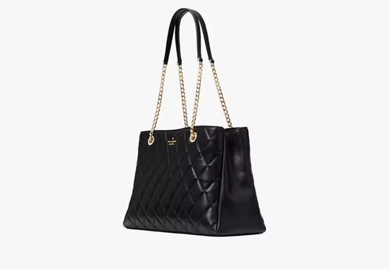 Kate Spade Carey Quilted Tote In Black (Pre-Order)