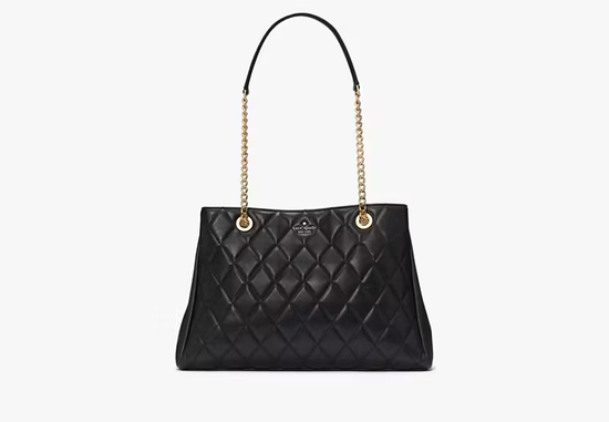 Kate Spade Carey Quilted Tote In Black (Pre-Order)