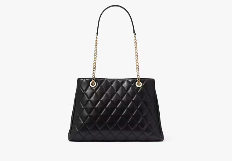 Kate Spade Carey Quilted Tote In Black (Pre-Order)