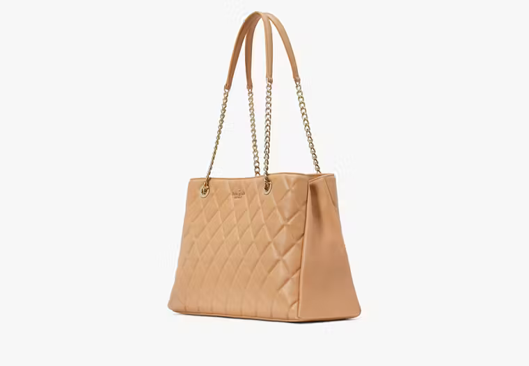 Kate Spade Carey Quilted Tote 2.0 In Tiramisu