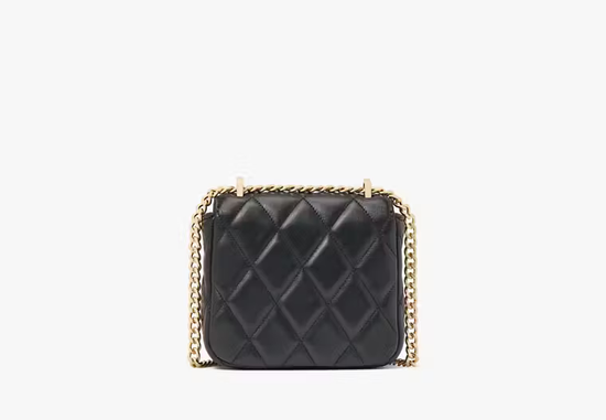 Kate Spade Carey Quilted Micro Flap In Black (Pre-Order)