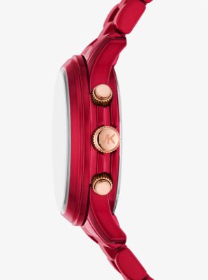 Michael Kors Women Runway Red-Coated Watch MK7436 (Pre-Order)