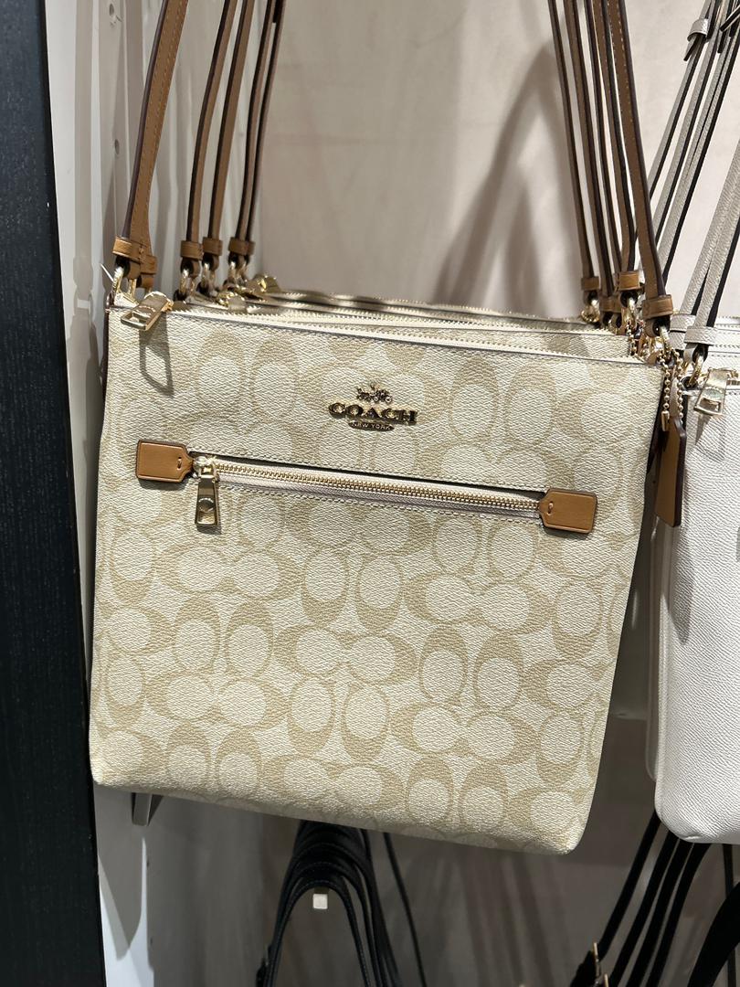 Coach signature hot sale file bag