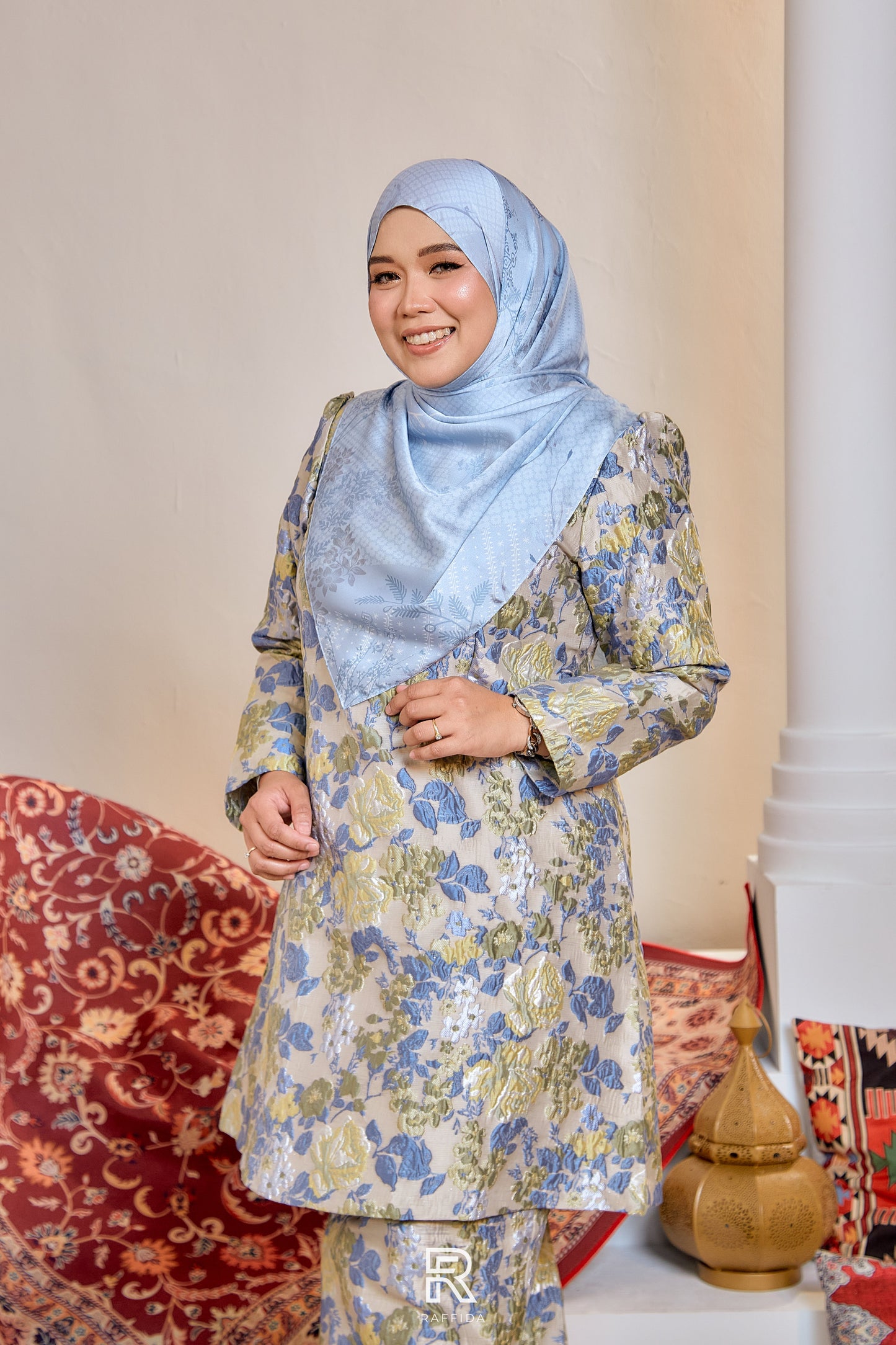 Raffida Sri Adinda In Turquoise Blue