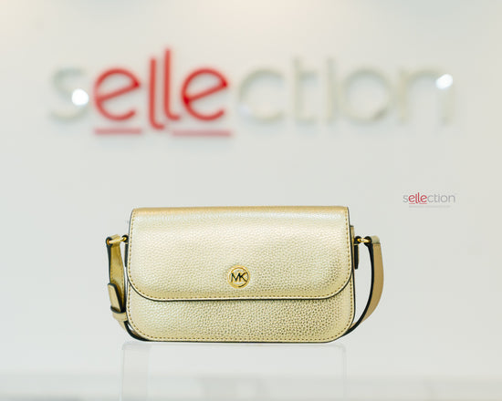 RM250 SAS Best Seller (PRE-ORDER) Michael Kors Jet Set Travel Small Crossbody In Pale Gold