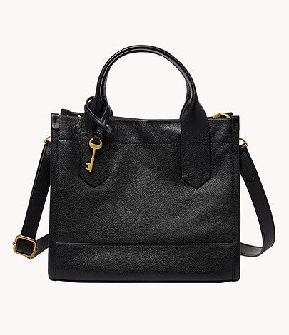 Fossil Kyler Satchel In Black (Pre-Order)