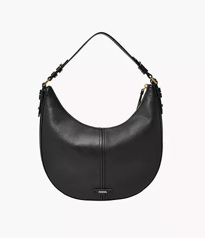 Fossil Shae Large Hobo In Black (Pre-order)