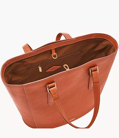 Fossil Tessa Shopper In Red Clay (Pre-Order)