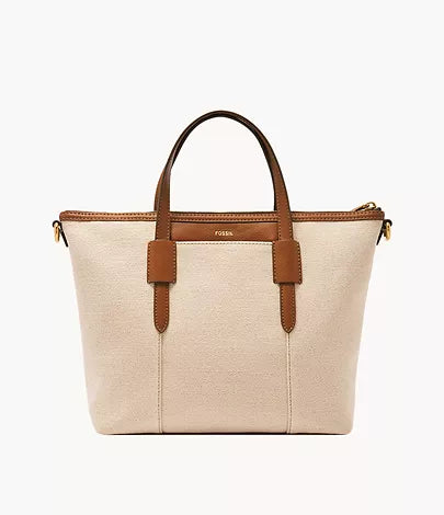 Fossil Skylar Satchel In Natural (Pre-Order)