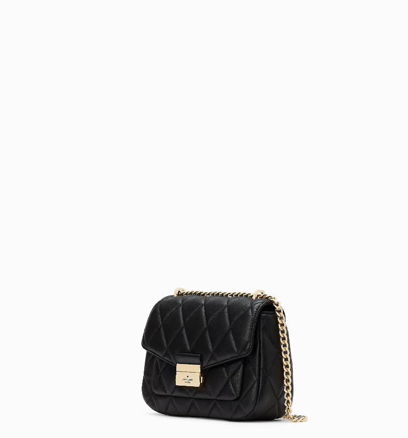 Load image into Gallery viewer, Kate Spade Carey Small Flap Shoulder Bag In Black
