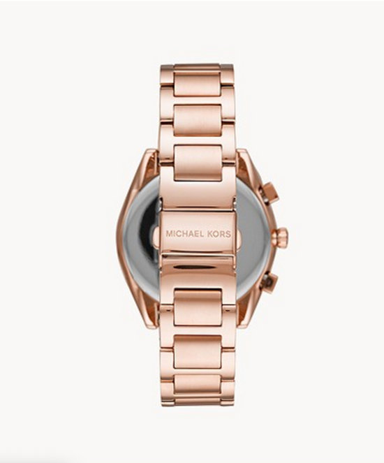 Load image into Gallery viewer, Michael Kors Jan Chronograph Rose Gold-Tone Stainless Steel Watch MK7108
