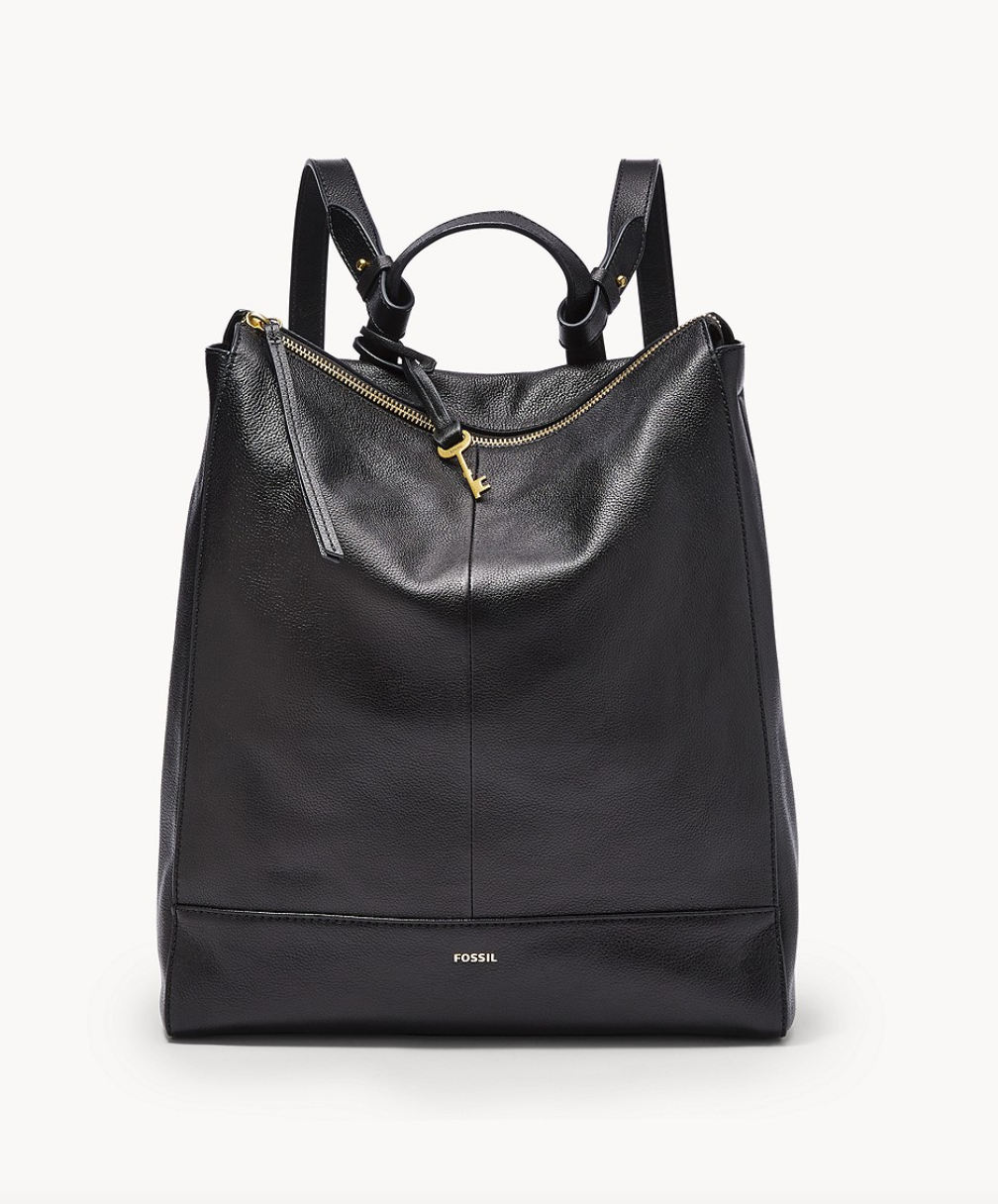 Fossil Elina Convertible Backpack In Black (Pre-Order)