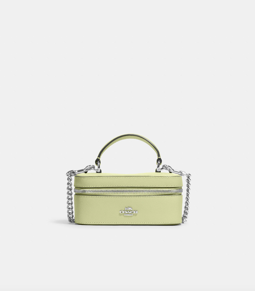 Load image into Gallery viewer, Coach Train Case Crossbody In Pale Lime
