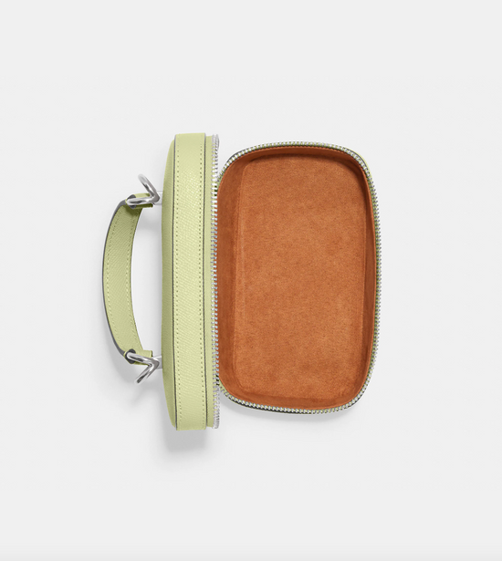 Load image into Gallery viewer, Coach Train Case Crossbody In Pale Lime
