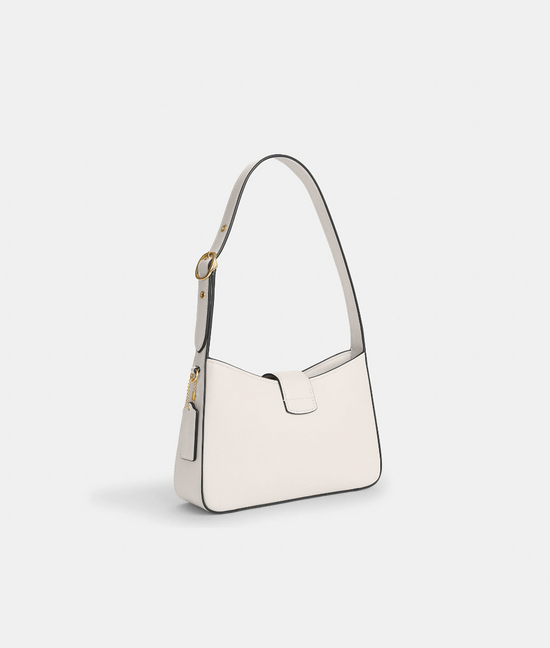 Coach Eliza Shoulder Bag With Zipper Closure In Gold Chalk (Pre-Order)