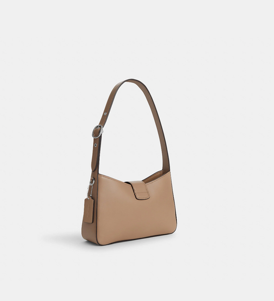 Coach Eliza Shoulder Bag With Zipper Closure In Taupe (Pre-Order)